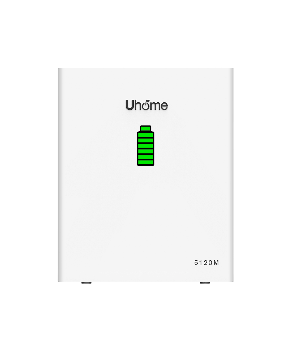 Batería Litio Estado Sólido 5kWh 48V Pared Uhome LFP 5210M