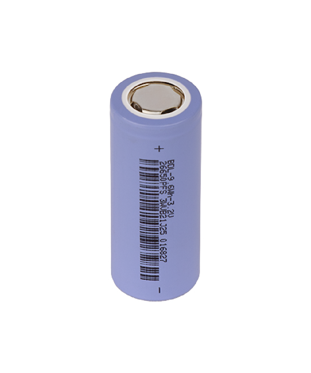 Batería de Litio Cilíndrica 3.6V 3000mAh | Pila Recargable BAK 26650PFS