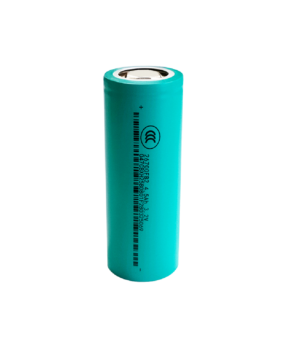 Bateria de Litio Cilindrica 3.2V 4500mAh  Pila Recargable BAK 26700FB2