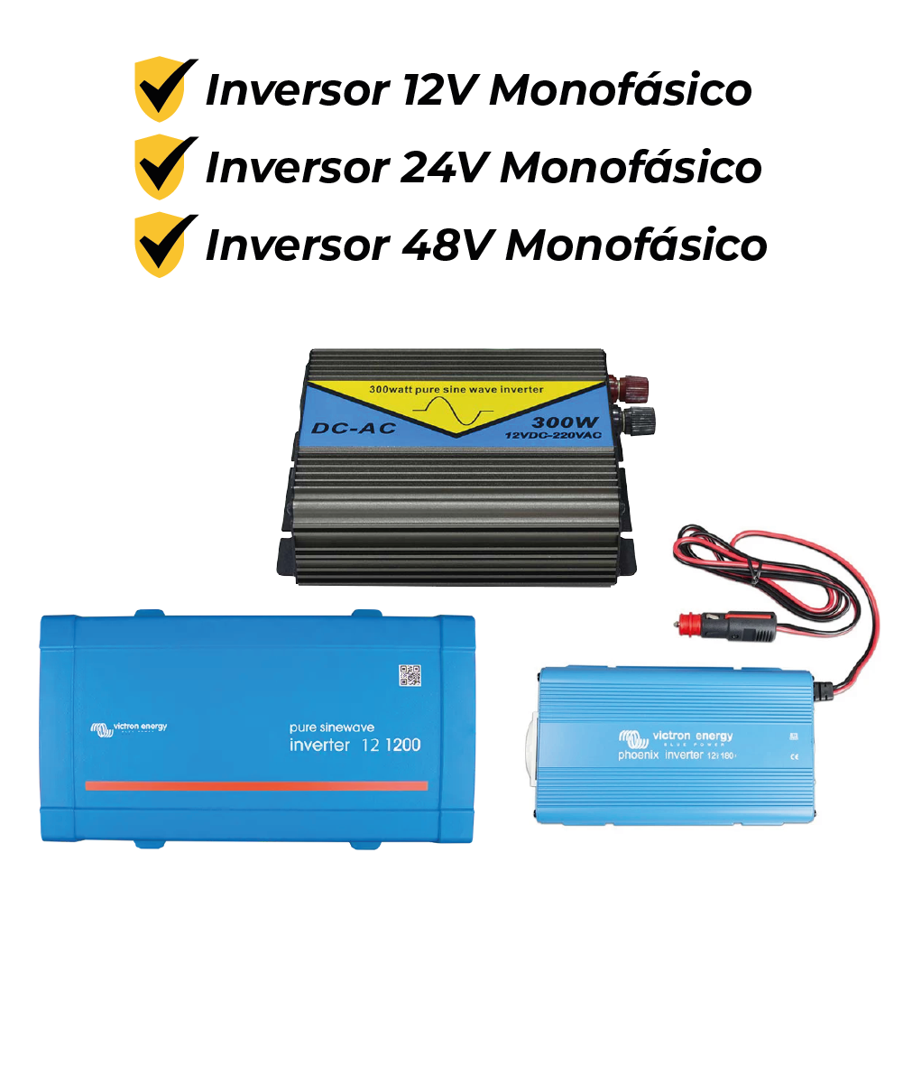 Inversor sin cargador